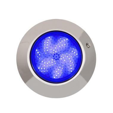 Producto de Foco Piscina Superficie LED RGBW Sumergible 12V DC IP68 Acero Inoxidable 12W