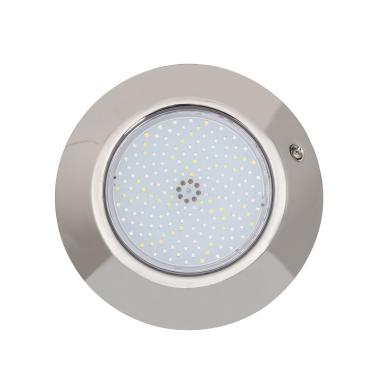 Producto de Foco Piscina Superficie LED RGBW Sumergible 12V DC IP68 Acero Inoxidable 12W