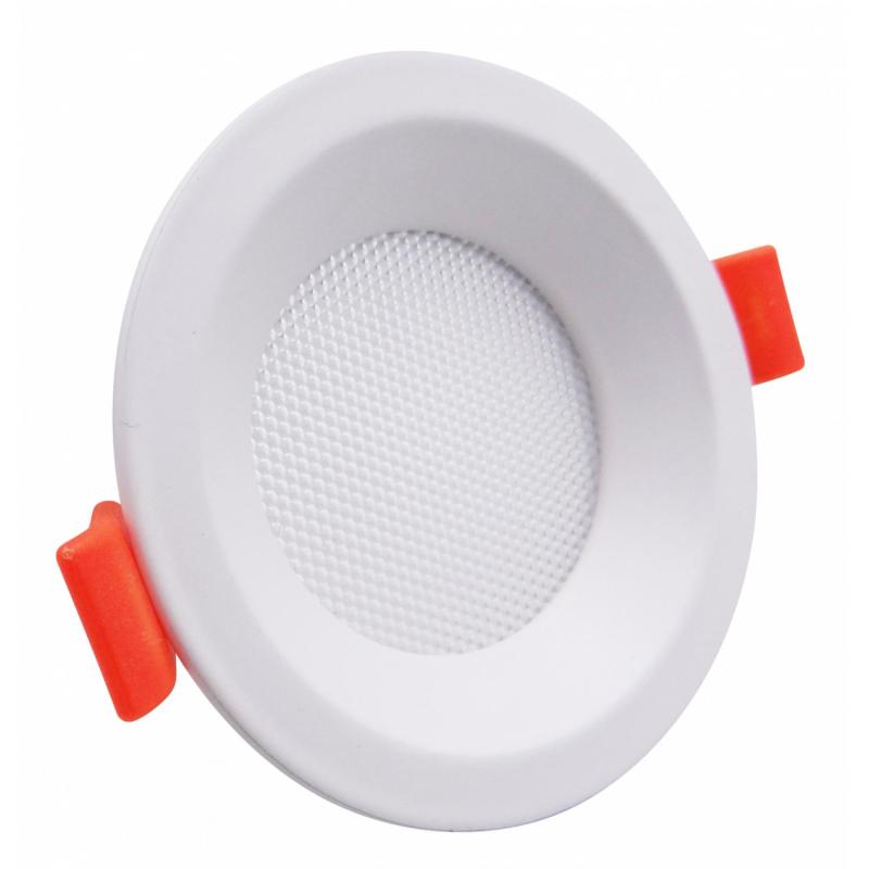 Produto de Placa LED 7W CCT Seleccionável Circular Slim Microprismático (UGR17) LIFUD Corte Ø 75 mm