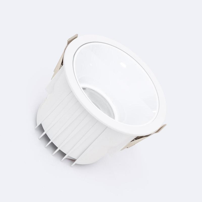 Produto de Downlight LED 18W Circular (UGR15) Branco LIFUD Corte Ø115 mm