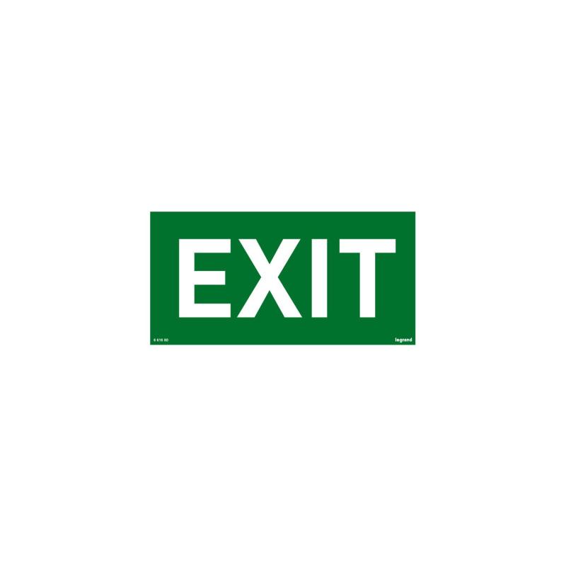 Produto de Etiqueta de Sinalização Exit LEGRAND 661680