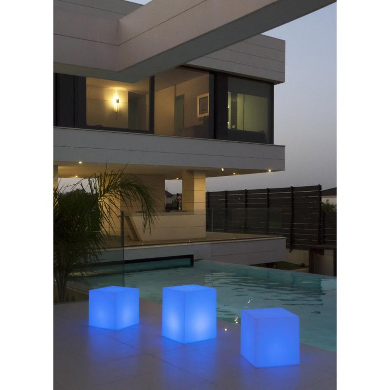 Producto de Cubo LED RGBW Cuby 45 Solar + Baterry Smarttech 