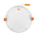 Producto de Placa LED 16W Circular CCT Microprismático LIFUD Corte Ø 150 mm