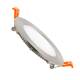 Producto de Placa LED 6W Circular SuperSlim Corte Ø 110 mm Silver