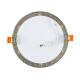 Producto de Placa LED 6W Circular SuperSlim Corte Ø 110 mm Silver