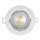 Produto de Aro Downlight Circular Basculante para Lâmpada LED GU10/GU5.3 Corte Ø 72 mm