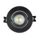 Producto de Aro Downlight Circular Basculante para Bombilla LED GU10 / GU5.3 Corte Ø75 mm