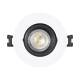 Producto de Aro Downlight Circular Basculante para Bombilla LED GU10 / GU5.3 Corte Ø75 mm