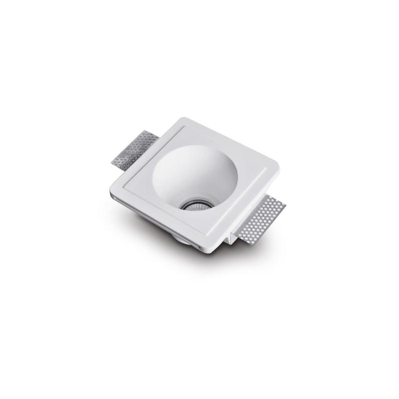 Produto de Aro Downlight Integração em Gesso/Pladur para Lâmpada LED GU10 / GU5.3 Corte 153x153 mm UGR17