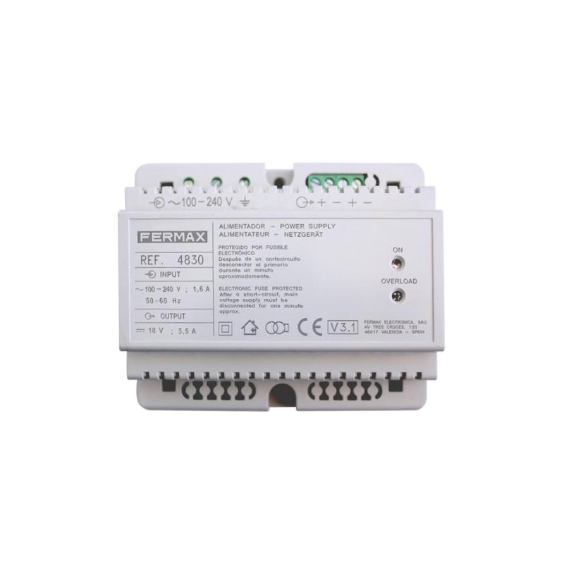 Producto de Alimentador 12V AC + 18V DC 1.5A FERMAX 4810 