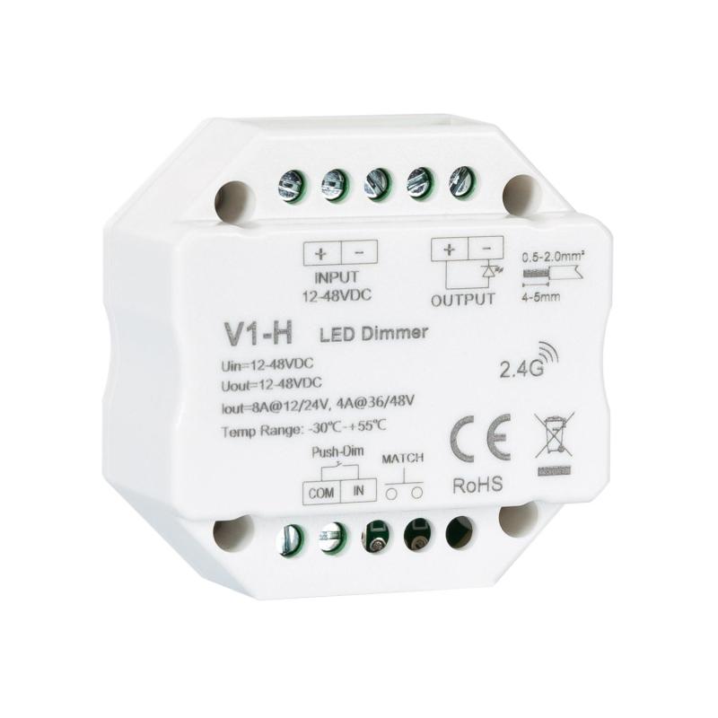 Produto de Regulador LED RF 12/48V para Fita LED Monocor Compatível com Pulsador