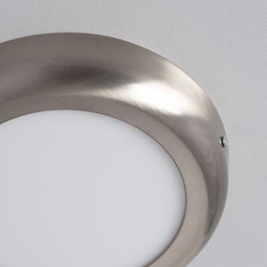 Producto de Plafón LED 12W Circular Metal Ø175 mm Design Silver 