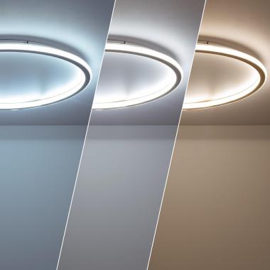 Produto de Plafón LED 36W Circular Metal Ø600 mm CCT Seleccionável Allharo