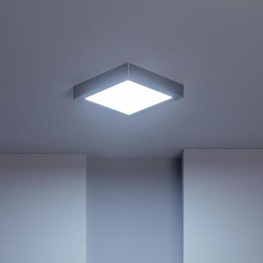 Producto de Plafón LED 18W Cuadrado Metal 225x225 mm Silver 