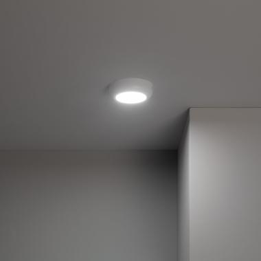 Produto de Plafón LED 6W Circular Metal Ø125 mm Design White