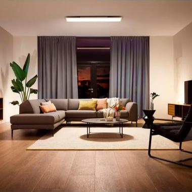 Producto de Panel LED 120x30 cm White Ambiance 46.5W Rectangular PHILIPS Hue Aurelle