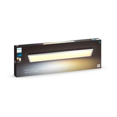 Producto de Panel LED 120x30 cm White Ambiance 46.5W Rectangular PHILIPS Hue Aurelle