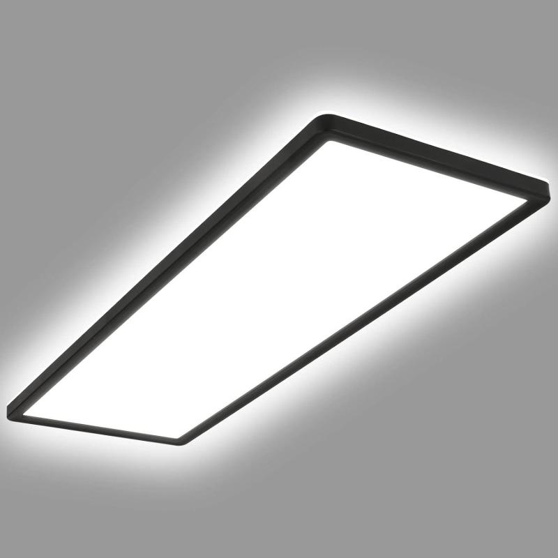 Producto de Plafón LED 24W Rectangular CCT 580x200 mm Doble Cara SwitchCCT Negro