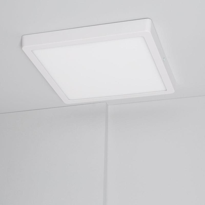 Produto de Plafón LED 24W Quadrado Superslim CCT Seleccionável 280x280 mm