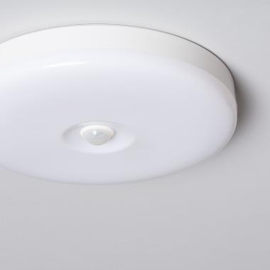 Produto de Plafon LED 12W Circular Ø216 mm No Flicker con Sensor de Movimiento PIR e Crepuscular