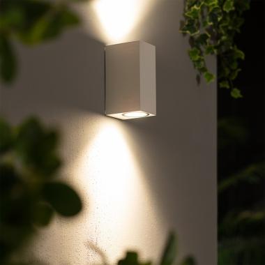 Producto de Aplique de Pared Exterior Iluminación Doble Cara Miseno Blanco