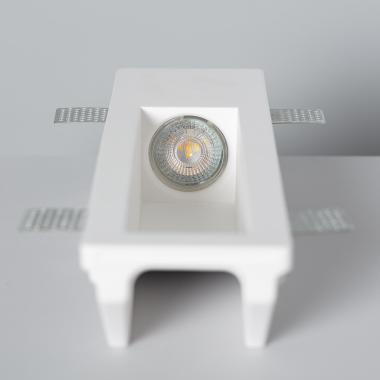 Producto de Aplique de Pared Integración Escayola/Pladur para Bombilla LED GU10 / GU5.3 Corte 353x103 mm