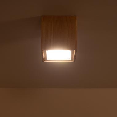 Producto de Aplique de Techo LED 6W de Madera Sigurd