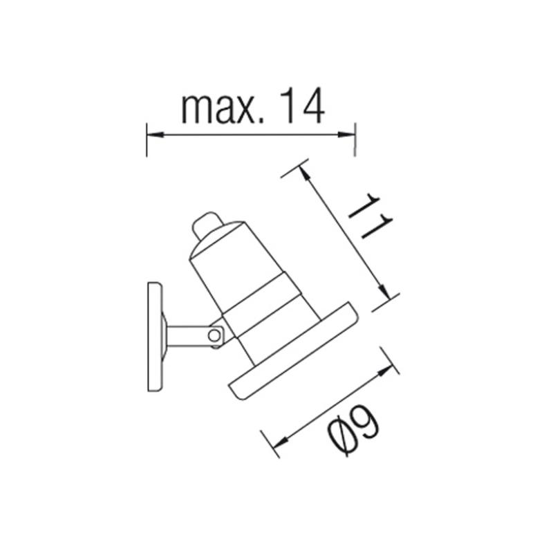 Producto de Aplique LED Aqua Spotlight AISI 316 Sumergible IP68 GU5.3 LEDS-C4 05-9245-CA-37