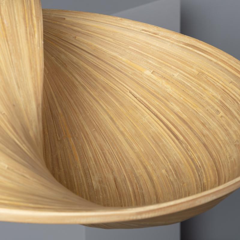 Produto de Abajur Candeeiro Suspenso Bambu Shuka Acacia Big Ø600 mm ILUZZIA