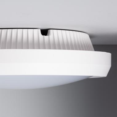 Producto de Plafón Circular para Exterior Ø300 mm IP65 Curio Blanco