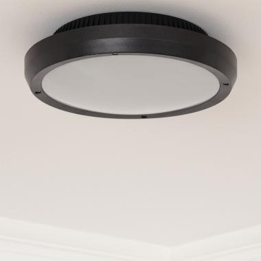 Producto de Plafón Circular para Exterior Ø300mm IP65 Curio Negro