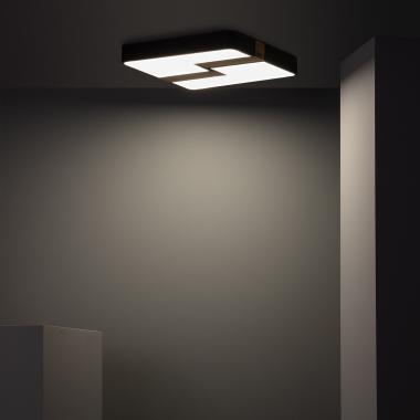 Producto de Plafón LED 35W Cuadrado Metal 480x480 mm CCT Seleccionable Brusk 