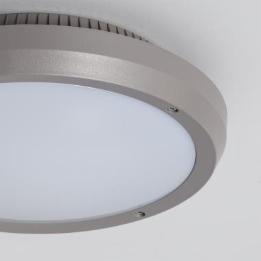 Producto de Plafón Circular para Exterior Ø300 mm IP65 Curio Gris