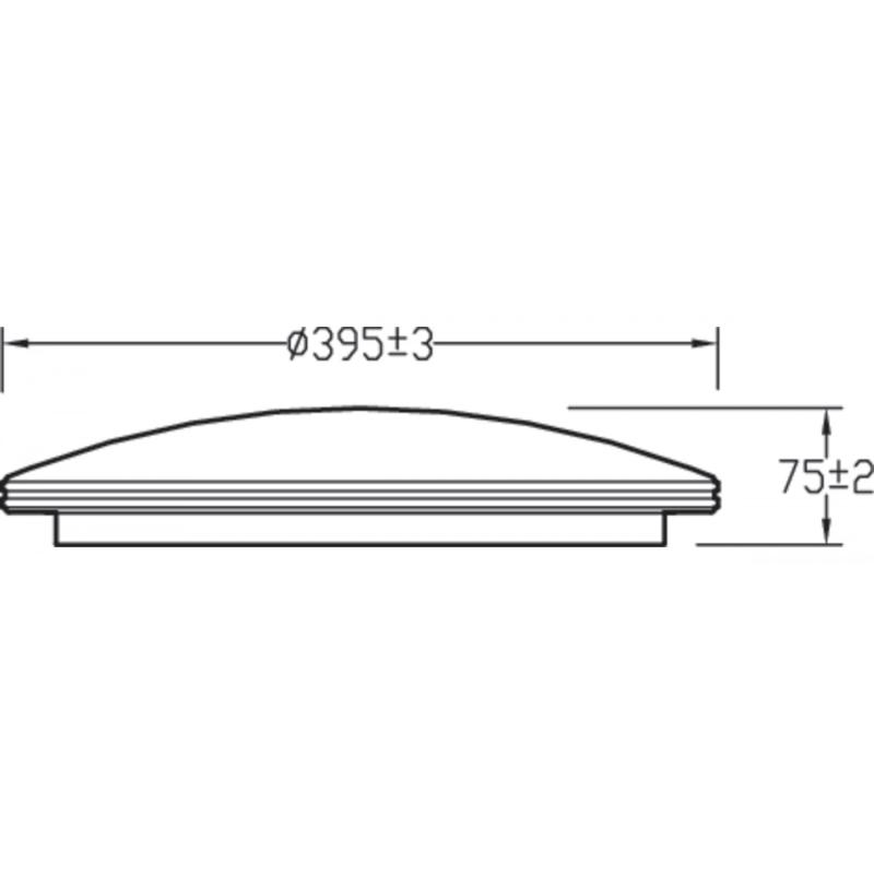 Producto de Plafón LED 23W CCT PHILIPS Toba Slim con Mando