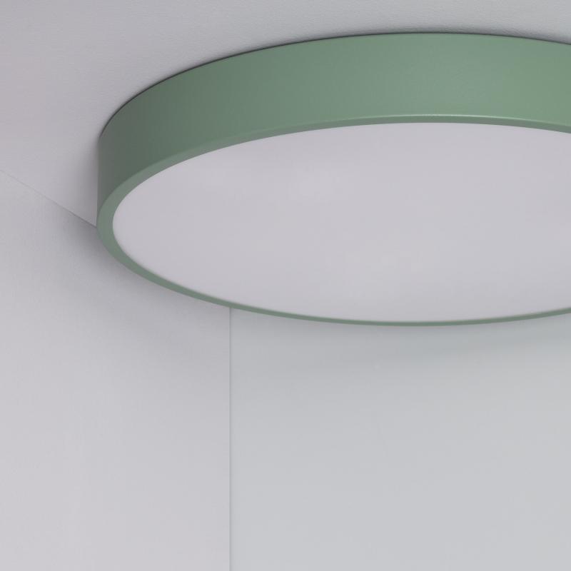 Produto de Plafon LED 24W Circular Metal Ø400 mm CCT Selecionável Iris 