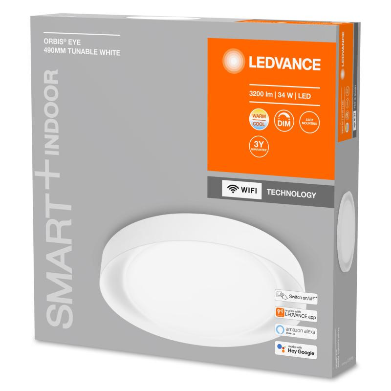 Producto de Aplique de Techo LED 34W Smart+ WiFi ORBIS Eye LEDVANCE 4058075486546