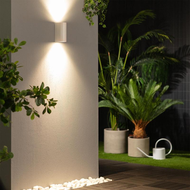 Producto de Aplique de Pared Exterior Iluminación Doble Cara Gala Blanco 