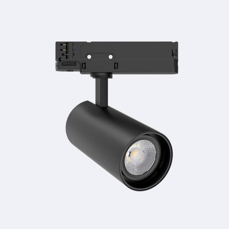 Producto de Foco Carril LED Trifásico 30W Fasano Regulable DALI Negro