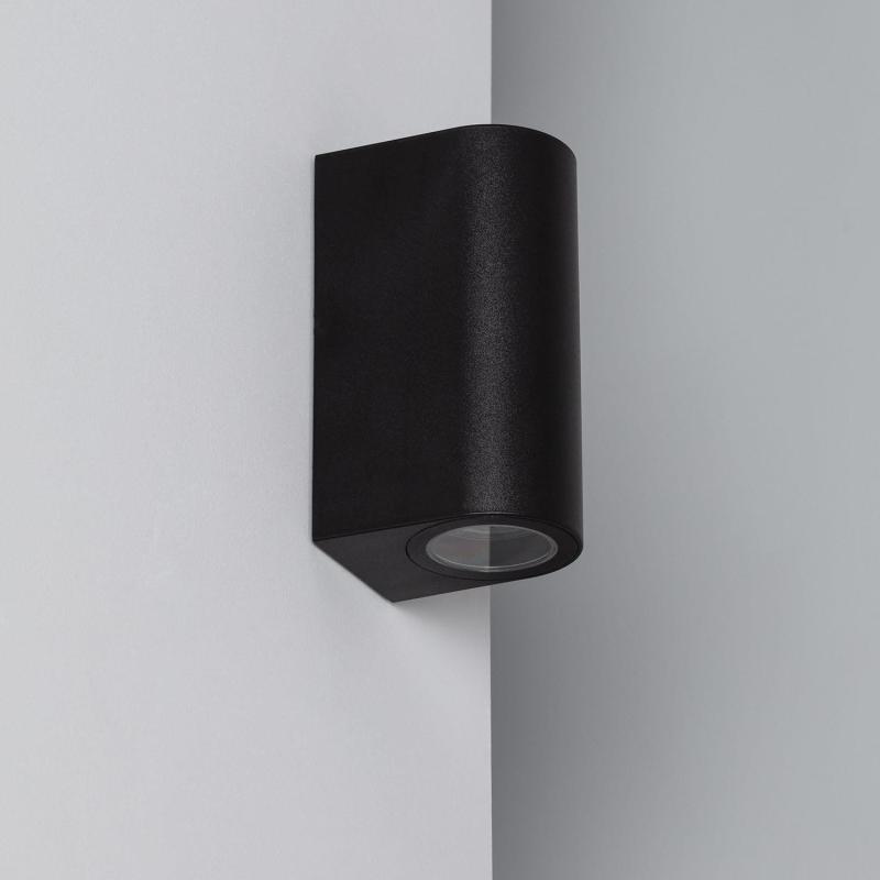 Producto de Aplique de Pared Exterior Iluminación Doble Cara Gala Negro