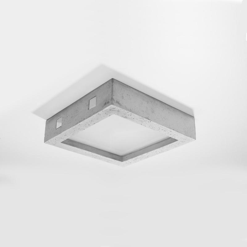 Producto de Plafón LED Riza Hormigón SOLLUX