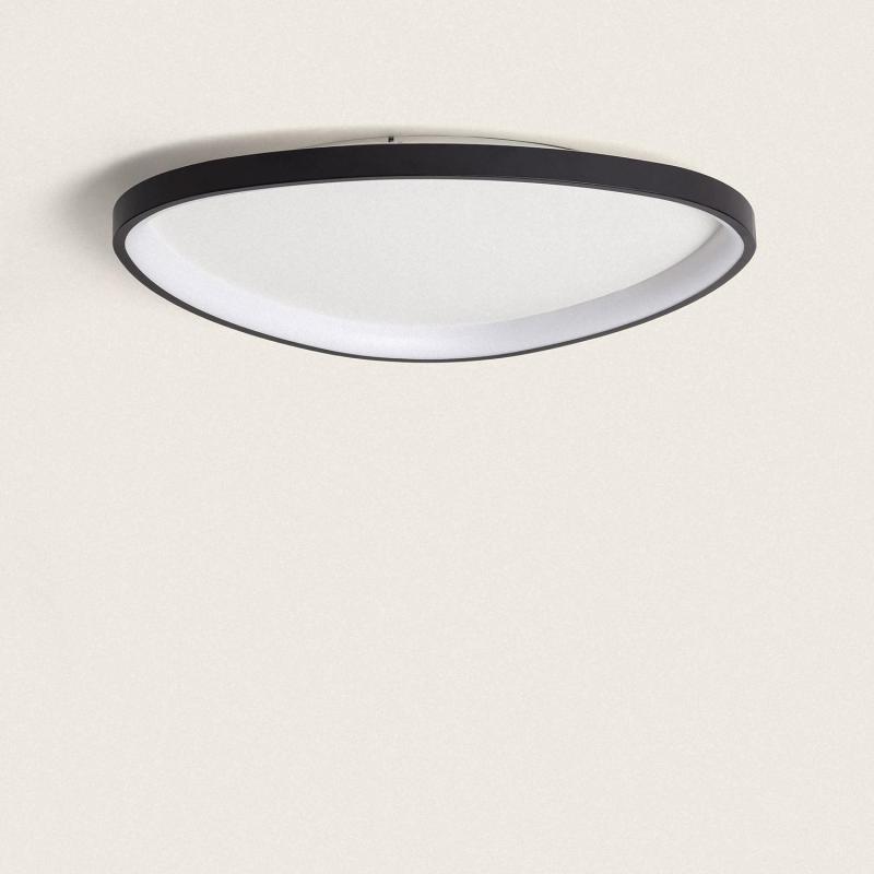 Produto de Plafon LED 30W Oval Metal Ø600 mm CCT Selecionável Owen