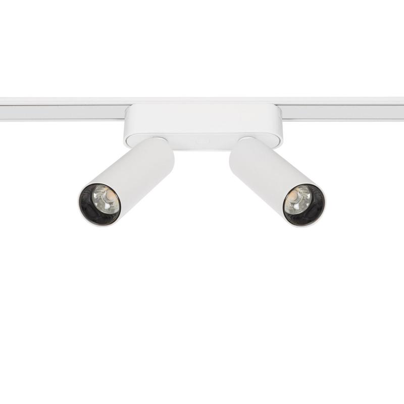 Producto de Foco Carril LED Magnético 25mm SuperSlim Doble 14W 48V Blanco