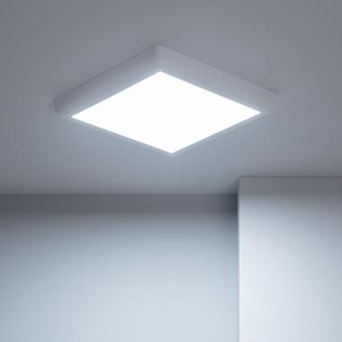 Produto de Plafón LED 24W Quadrado Metal 300x300 mm Design White