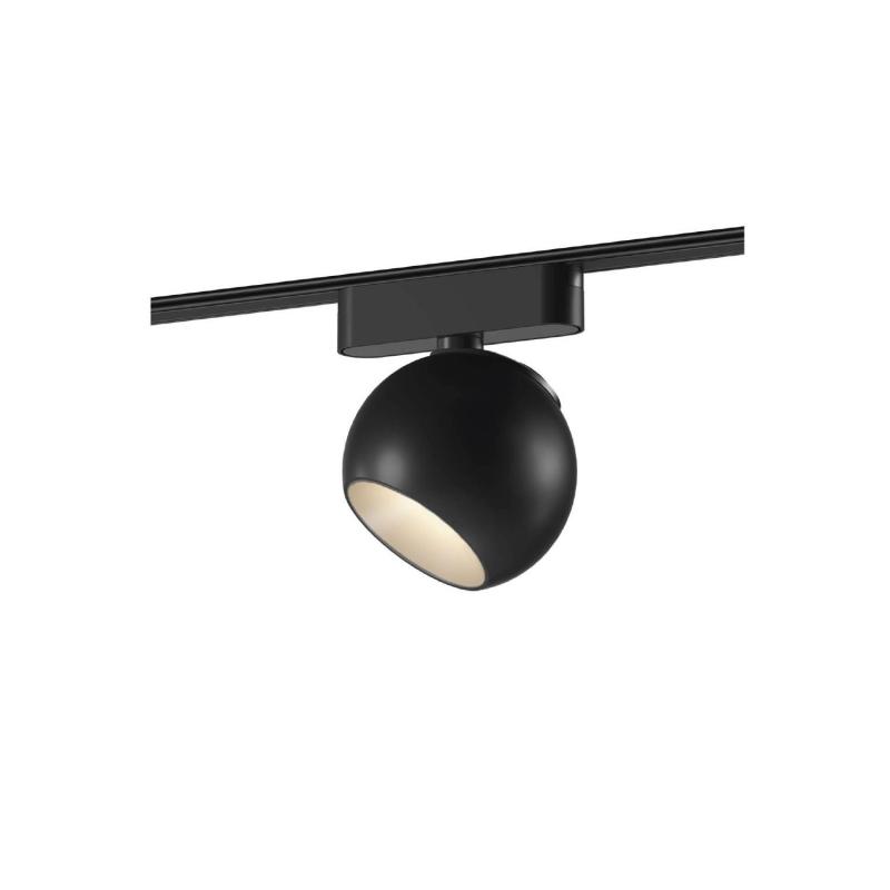 Produto de Foco Carril Côncavo LED Magnético 25mm SuperSlim 12W 48V Preto Ø100mm