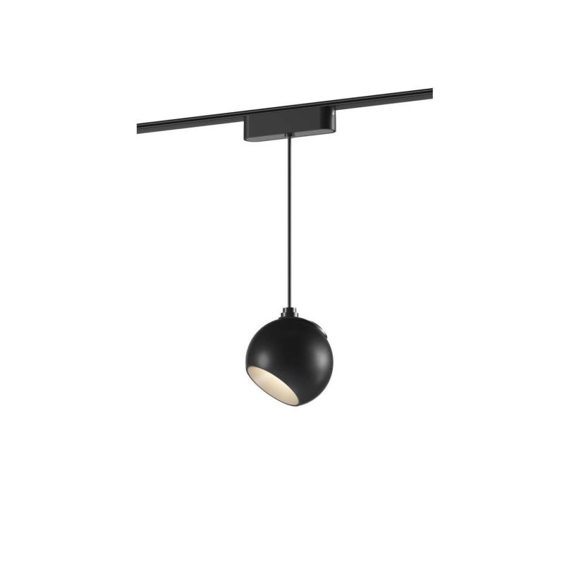 Produto de Foco Carril Suspenso Côncavo LED Magnético 25mm SuperSlim 12W 48V Preto Ø100mm