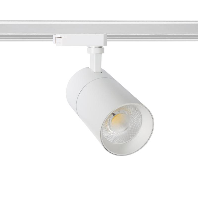 Produto de Foco LED Mallet Branco 20W Regulável para Carril Monofásico 