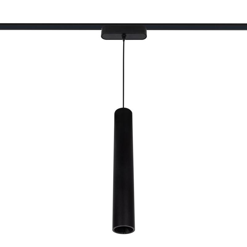 Producto de Foco Carril Colgante LED Magnético 25mm SuperSlim Cuarzo 15W 48V Negro