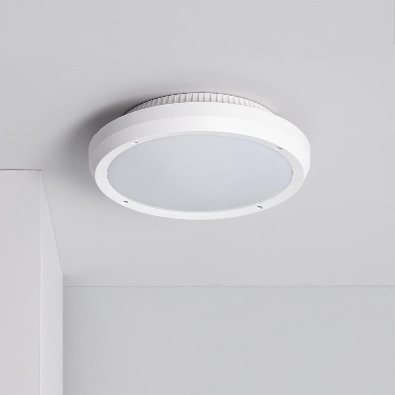 Producto de Plafón Circular para Exterior Ø300 mm IP65 Curio Blanco