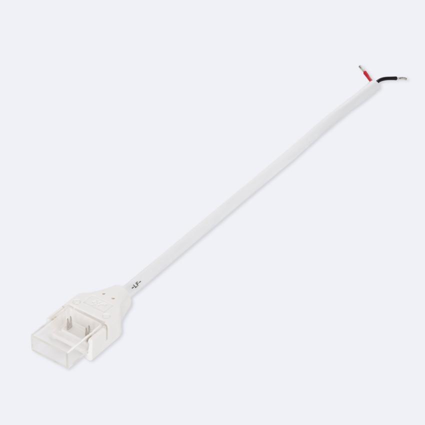 Conector Hipopótamo com Cabo para Fita LED Auto-retificada 220V AC SMD Silicone FLEX Largura 12 mm