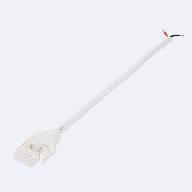 Produto de Conector Hipopótamo com Cabo para Fita LED Auto-retificada 220V AC SMD Silicone FLEX Largura 12 mm